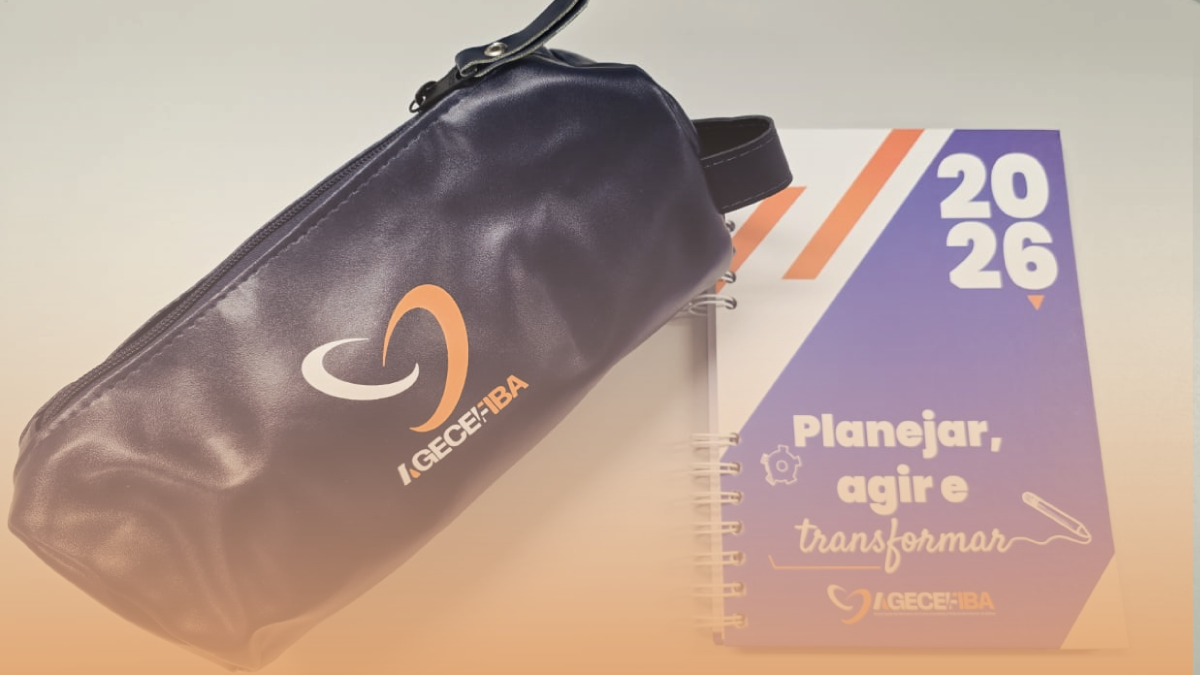AGECEF IBA distribui brindes personalizados para seus associados