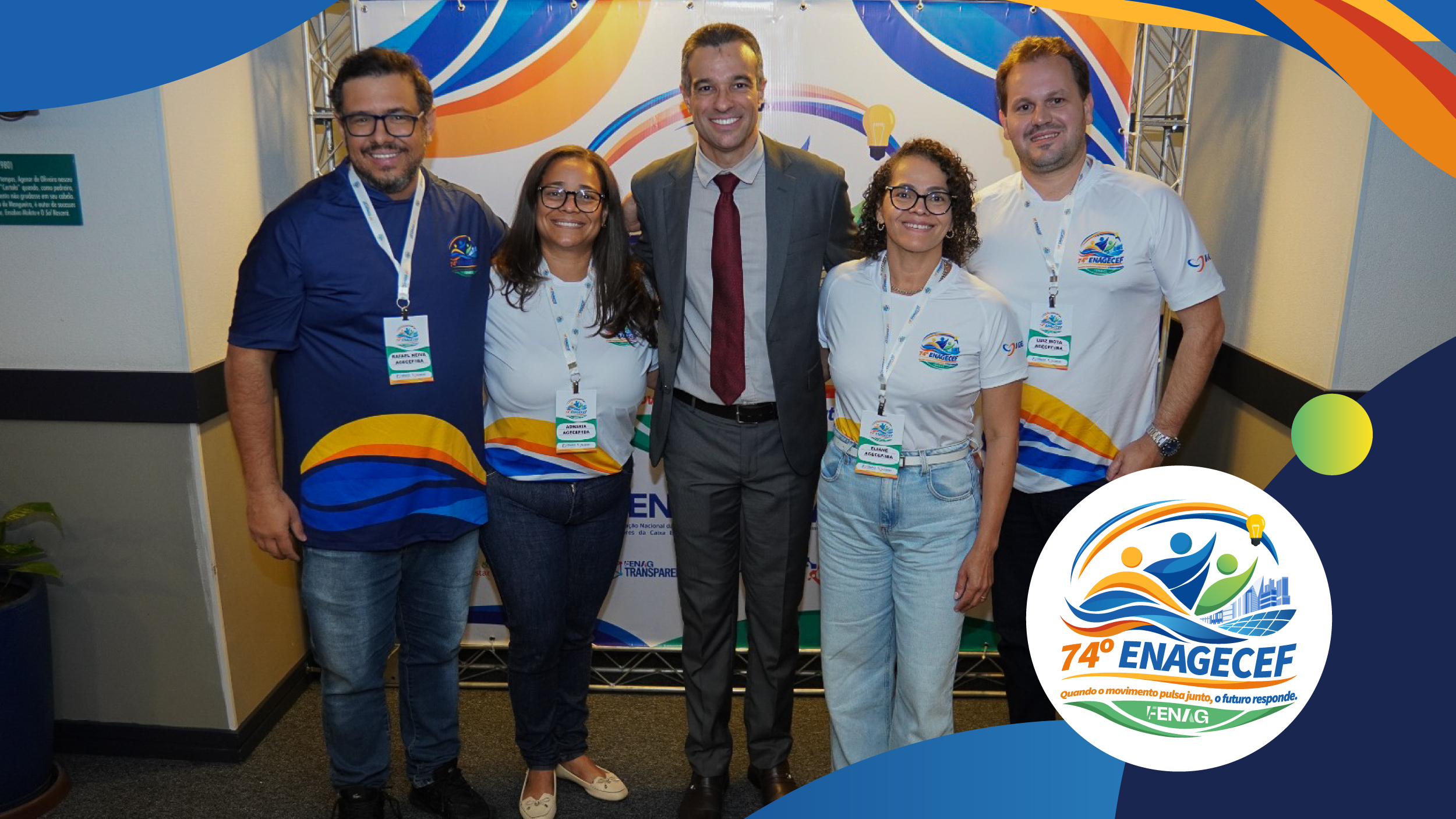 AGECEF IBA amplia participação no ENAGECEF ao contribuir com debates e fortalecer a representatividade dos associados